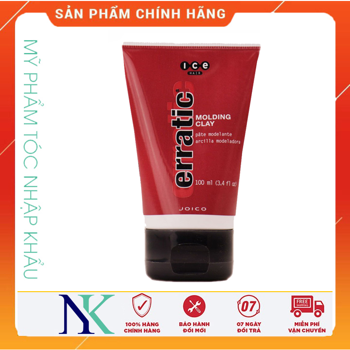[Hcm]Bùn Khô Tạo Kiểu Joico Ice Erratic Molding Clay 100Ml