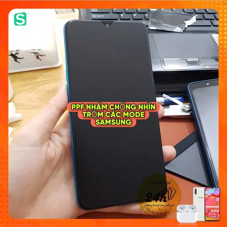 Miếng dán màn hình PPF 2 IN 1 Chống nhìn trộm - chống vân tay cho Samsung A36 A56 A51 A52 A53 A54 A5