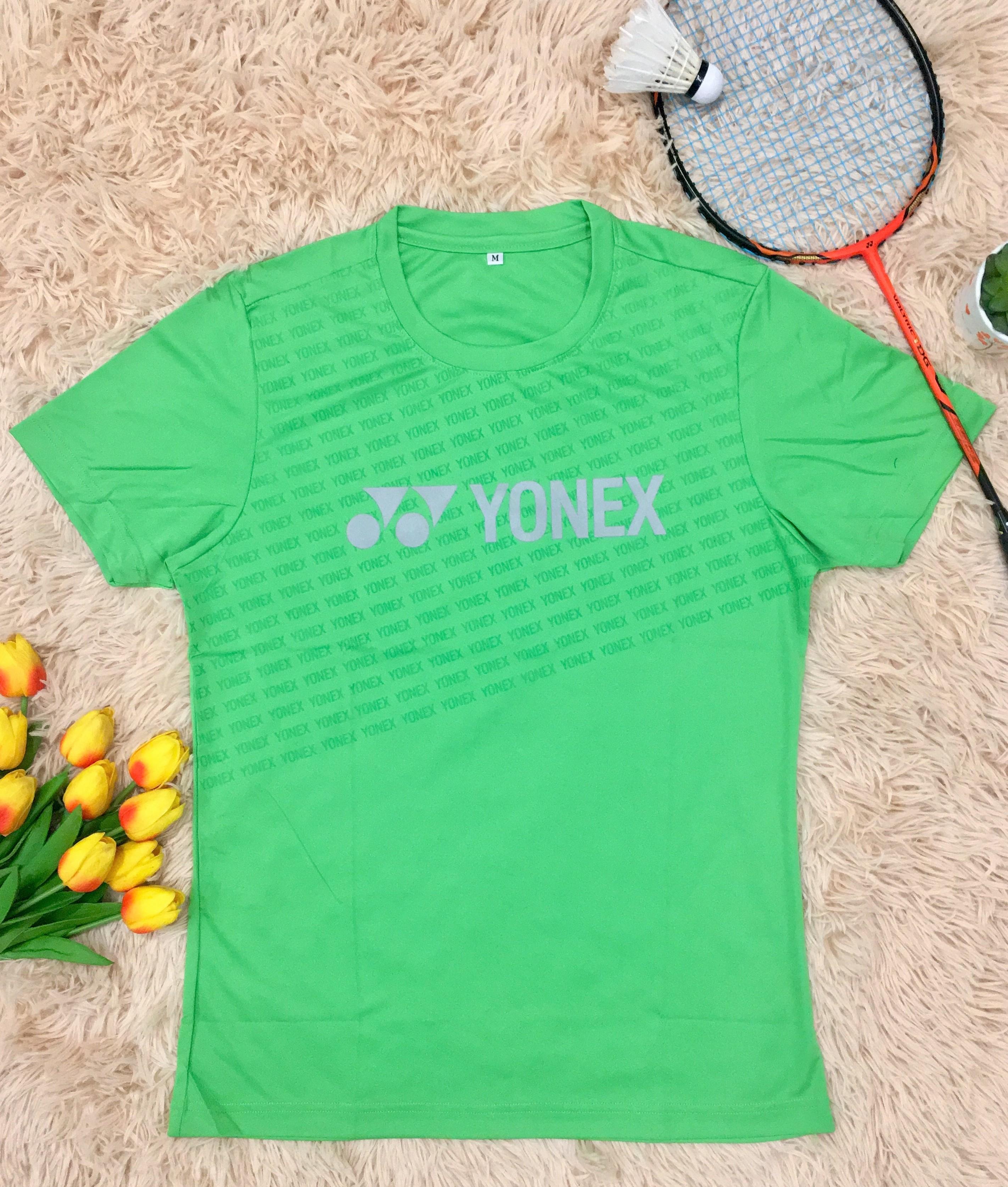 [HCM]Áo Cầu Lông Trơn Yonex Nam/Nữ - Màu Xanh - Mẫu Mới 2019