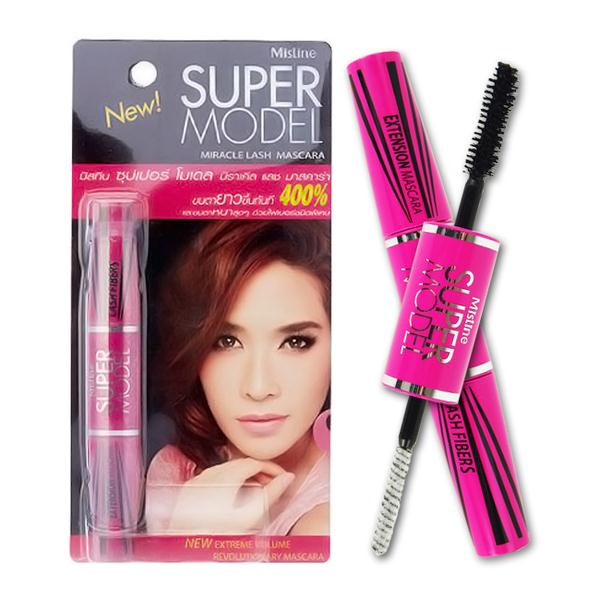 Mascara Dài Mi 2 Đầu Mistine Super Model - Hàng Thái Chính Hãng