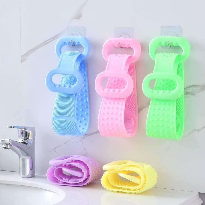[HCM]ĐAI TẮM CHÀ LƯNG 2 MẶT HÀN QUỐC CAO CẤP LÀM BẰNG CHẤT LIỆU SILICON MỀM MẠI - LOẠI BỎ TẾ BÀO CHẾT VÀ MỤN LƯNG TẠO CẢM GIÁC THOẢI MÁI KHI SỬ DỤNG