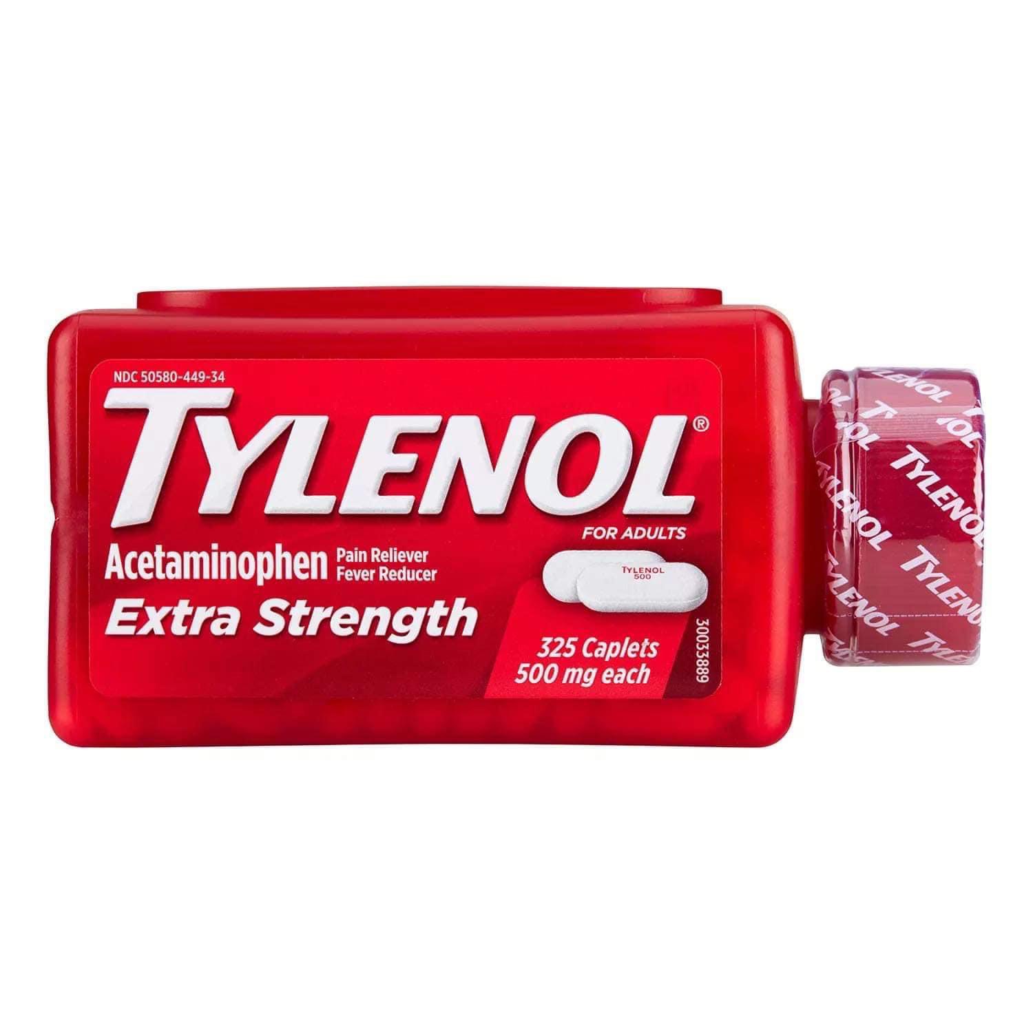 Viên Tylenol Extra Strength - Hộp 325 Viên - Chính Hãng - Gửi Từ Người Thân