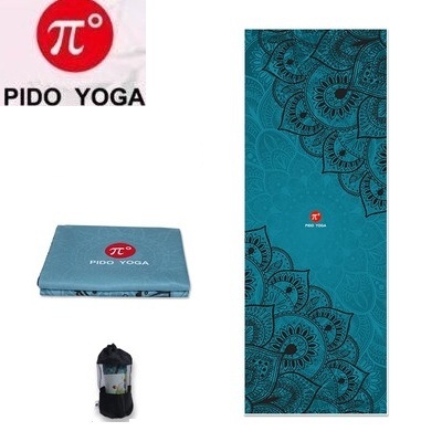 Khăn trải thảm Yoga 3D PIDO Cao Cấp Chống trơn trượt(NEW) - Tặng kèm túi đựng