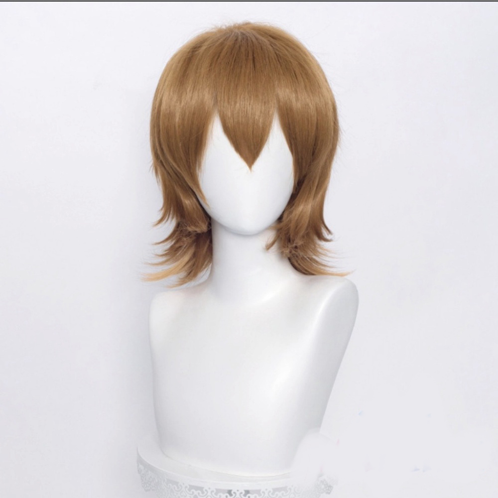 Nhều mẫu - Wig/tóc giả cosplay cơ bản nam xù mullet nam màu xanh đỏ tím vàng tím hồng cam