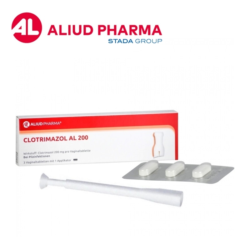 Viên Đặt Phụ Khoa Với Clotrimazol Al 200 - Hàng Nhập Đức