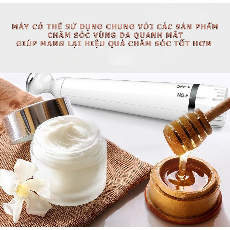 Máy Massage Vùng Quanh Mắt Chống Lão Hóa Tăng Cường Hấp Thu Các Loại Mỹ Phẩm Tốt Cho Da Giúp Da Sáng Mịn