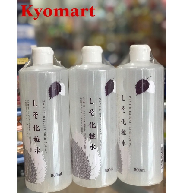 [Freeship +]Nước Hoa Hồng Natural Lá Tía Tô 500Ml Trắng