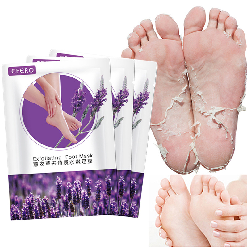 Mặt nạ hoa Lavender ủ chân tẩy da chết nuôi dưỡng da chân mịn màng lột mặt nạ cho chân hiệu Efero