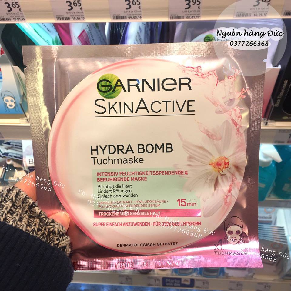 Mặt Nạ Garnier Dưỡng Mềm Và Trẻ Hóa Da - Nguồn Hàng Đức