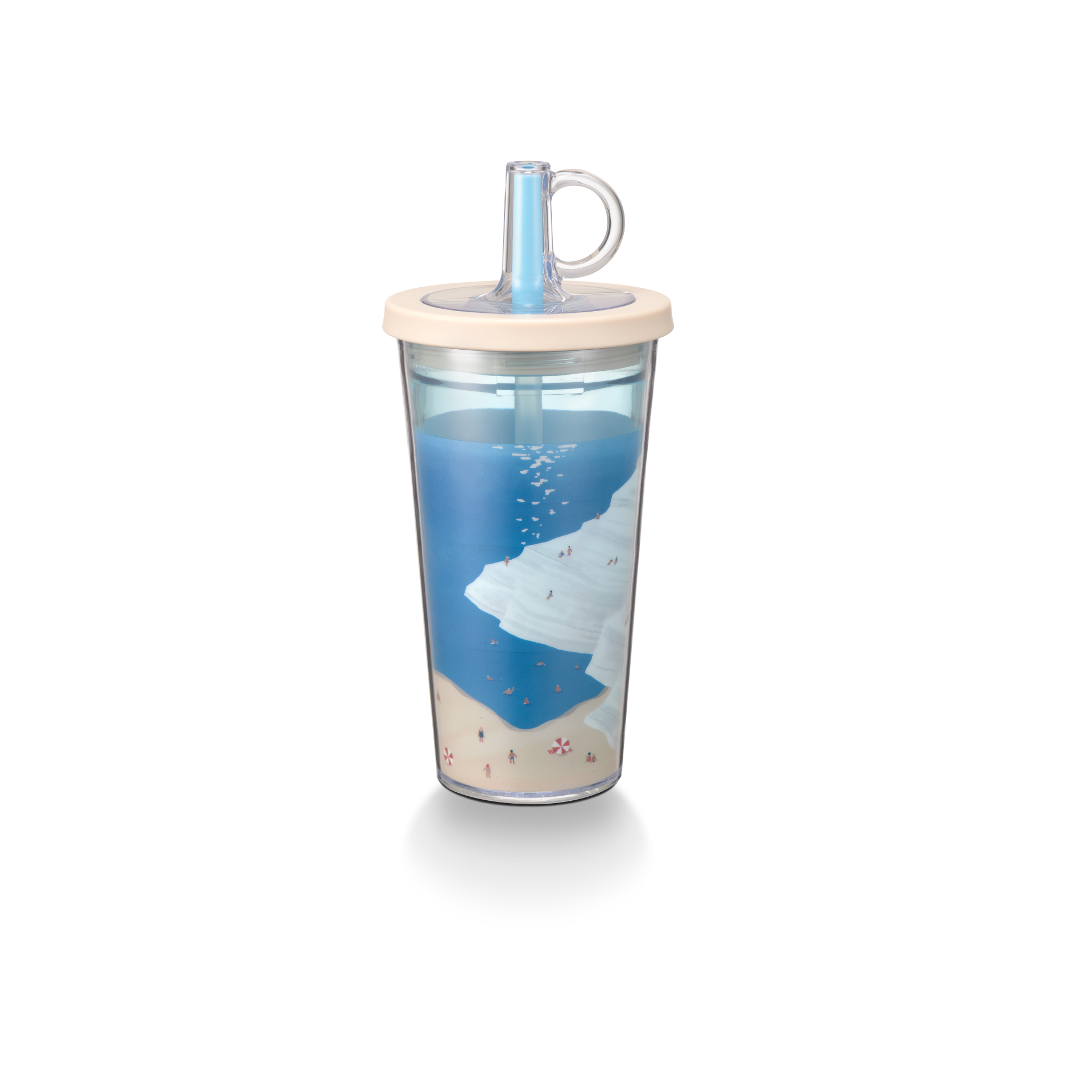 Ly Starbucks Cold Cup 16Oz (473ml) BEACHSIDE CLIFF