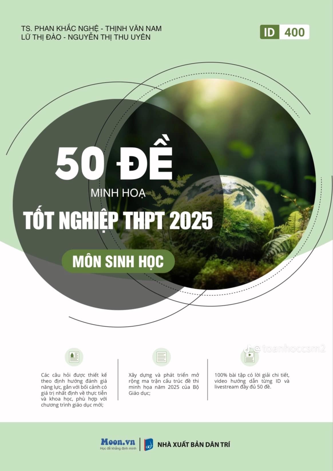 Bộ 50 Đề Minh Họa Ôn Thi Tốt Nghiệp THPT 2025  - In Tài Liệu Tham Khảo Môn Toán Văn Anh Lý Hóa Sinh 
