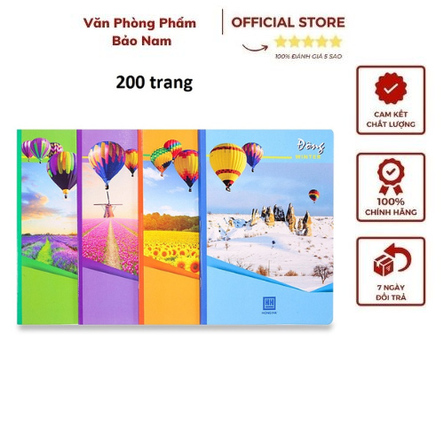 Vở Kẻ Ngang Hồng Hà 200 trang 1002 Pupil Bốn mùa