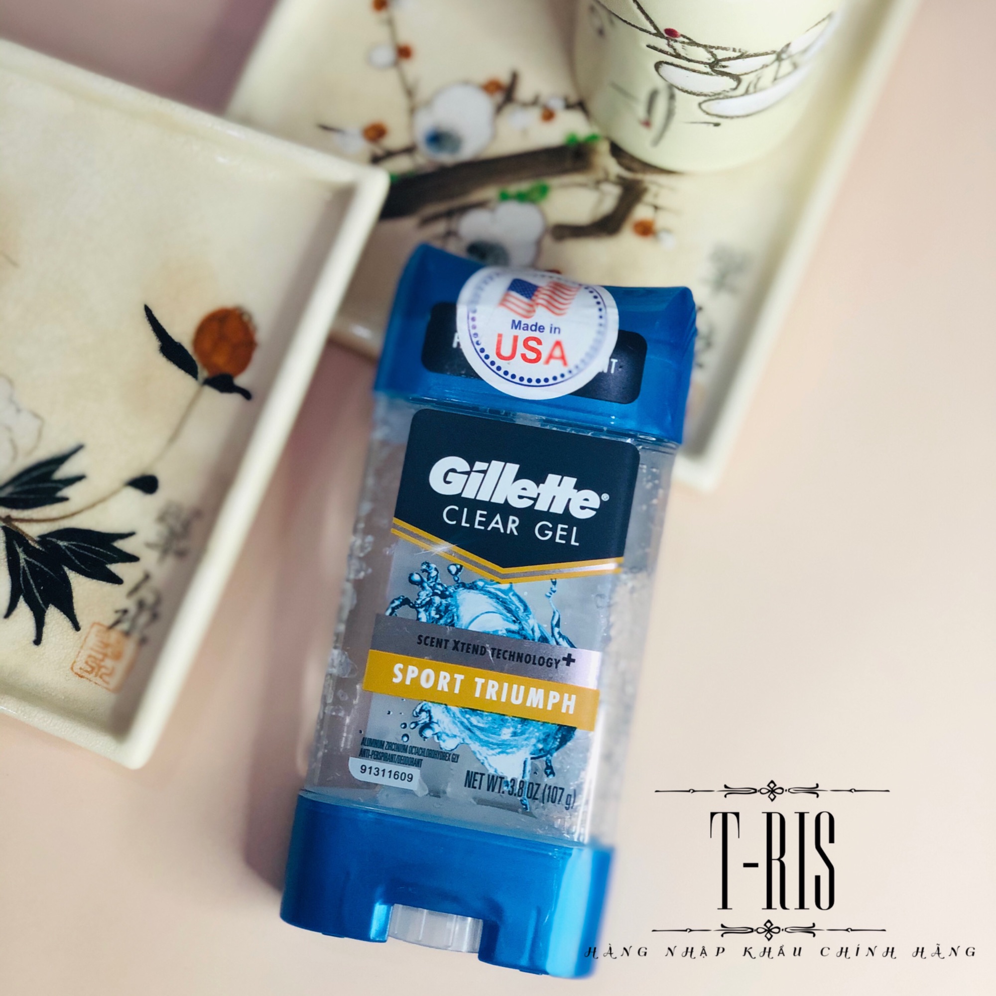 [Chuẩn Usa - Date Mới] Lăn Khử Mùi Nam Gel Gillette 107G Sport Triump - Mỹ