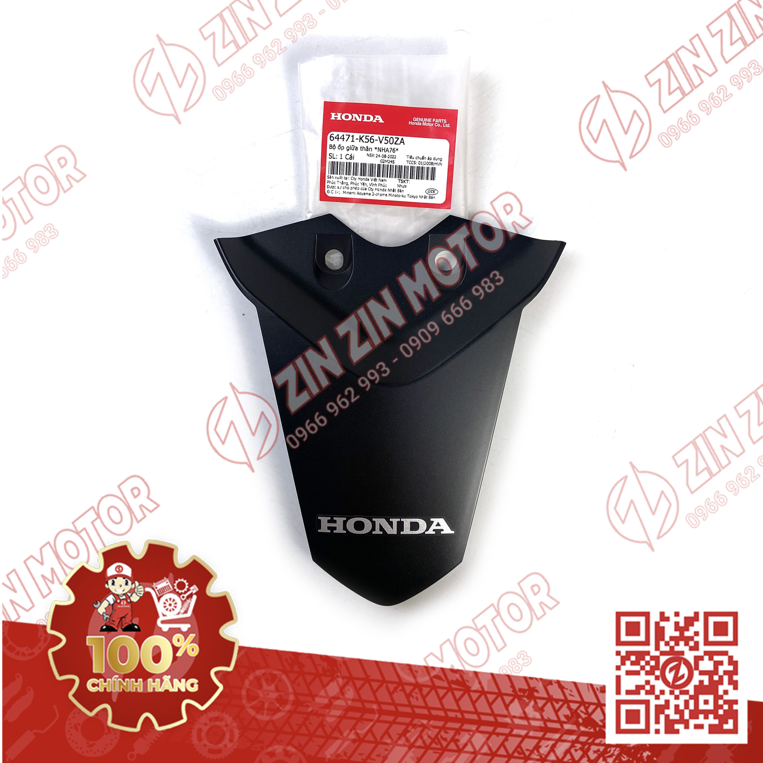 Dàn áo Winner X V2 2019 Đen Xanh RS150X RS150 V3 Chính Hãng Honda - ZINZINMOTOR