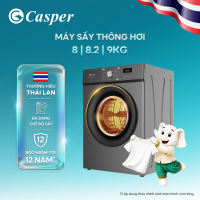 [Công lắp 0Đ HCM/ HN] Máy sấy thông hơi Casper 7.2KG/ 8KG/ 9KG - Sấy giảm nhăn bảo vệ vải - TD-72VWD/TD-EE8VG1/TD-E82VG1/TD-E9VG1  - Chính hãng