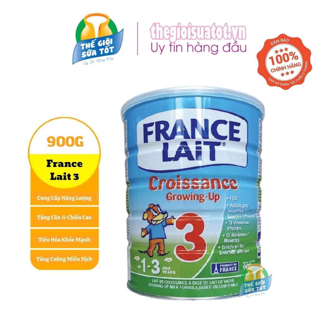 Sữa France Lait số 3 - Dòng sữa nội địa Pháp (900g)