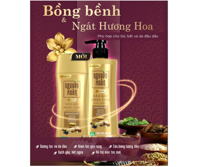 Dầu gội Nguyên Xuân bồng bềnh ( lọ 250ml)