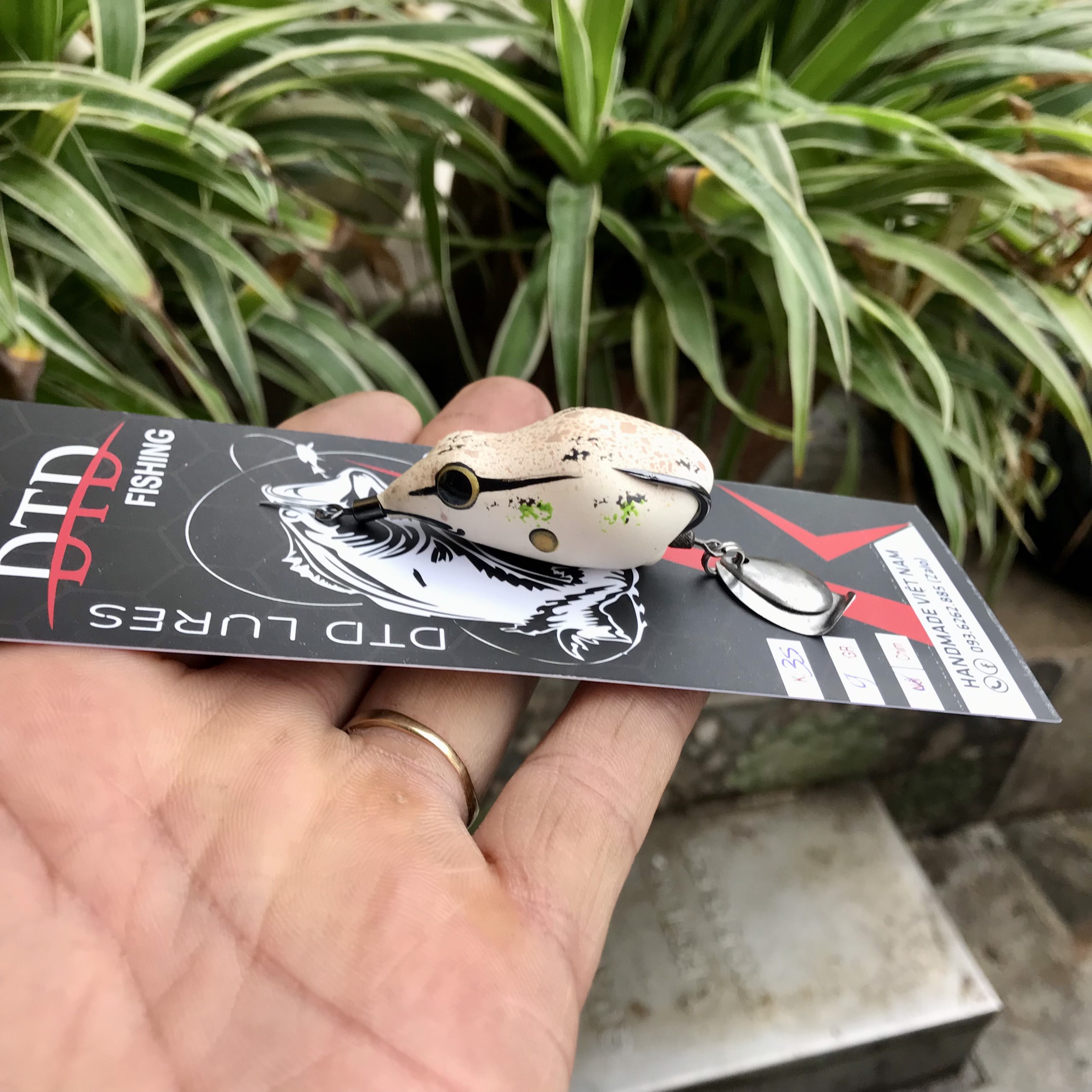 Mồi câu lure - Nhái hơi Vịt Bầu K3 phiên bản nổi ngang/chìm lửng