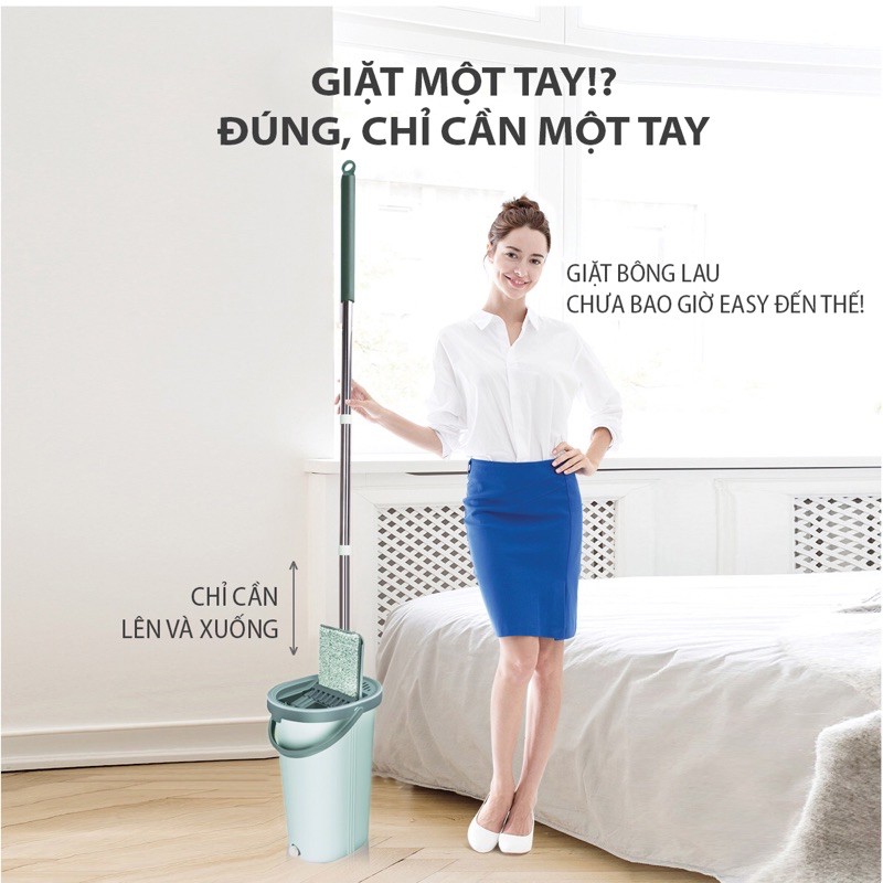 [Hcm]Bộ Lau Nhà Thông Minh 360
