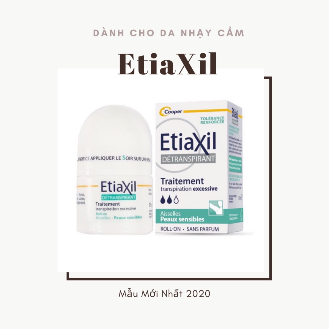 [ Chính Hãng ]Lăn Khử Mùi Etiaxil Pháp Chính Hãng Màu Xanh Sản Phẩm Dùng Cho Da Nhạy Cảm Lan Nách Etiaxil Lan Khu Mui Etiaxil