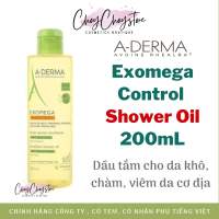 Dầu Tắm Aderma Exomega Shower Oil 200mL Dầu  A-Derma Làm Sạch Cho Da Chàm Da Khô Viêm Da Cơ Địa (Tem DKSH)
