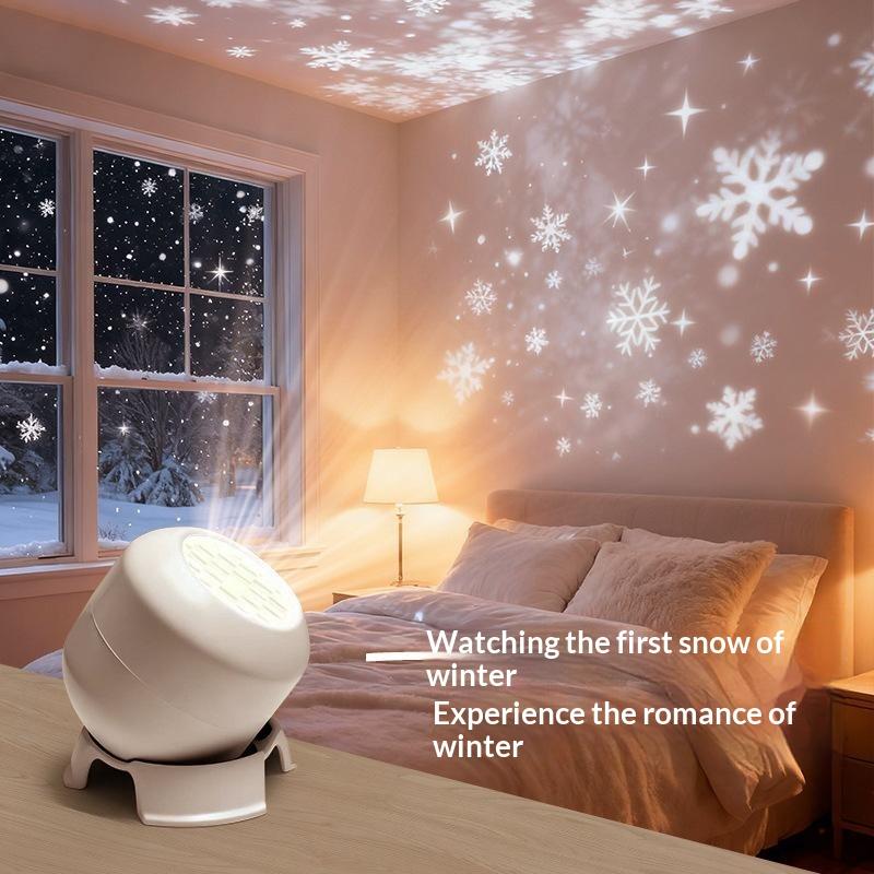 CANAMEK Led đại dương chiếu ánh sáng 360 xoay ánh sáng ban đêm năng động USB đèn cho bên nhà trẻ em phòng ngủ chiếu sáng