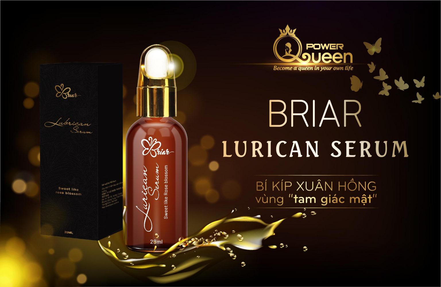 [Hcm]Serum Làm Hồng Nhủ Hoa Briar - Serum Làm Hồng Cô Bé Nách Bẹn