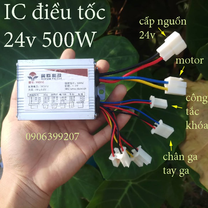 IC điều tốc 24v 500w - IC xe điện