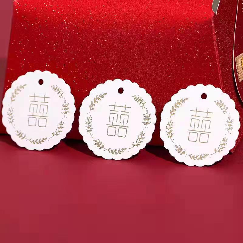 Hộp quà tặng hộp quà cưới mini hoạ tiết hoa 4 mùa size S (kèm dây buộc) - gift box - Hộp quà sự kiện candy box KT 7x7x7cm