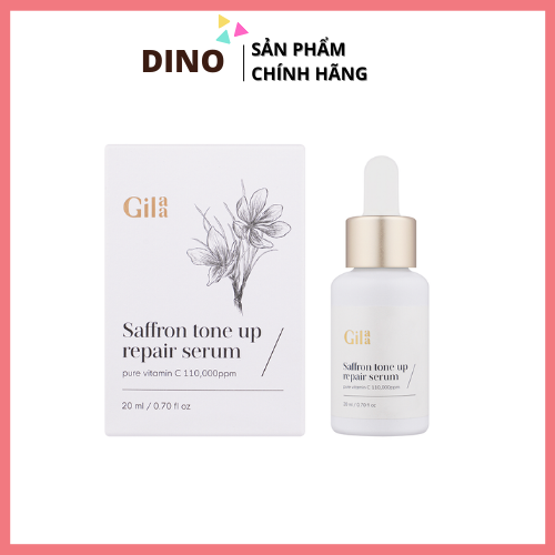 [Hcm]Gilaa Saffron Tone Up Repair Serum Giúp Nuôi Dưỡng Làn Da Sáng Mịn Từ Sâu Bên Trong Giảm Mụn Mờ Thâm Và Làm Sáng Da Lên Từng Ngày