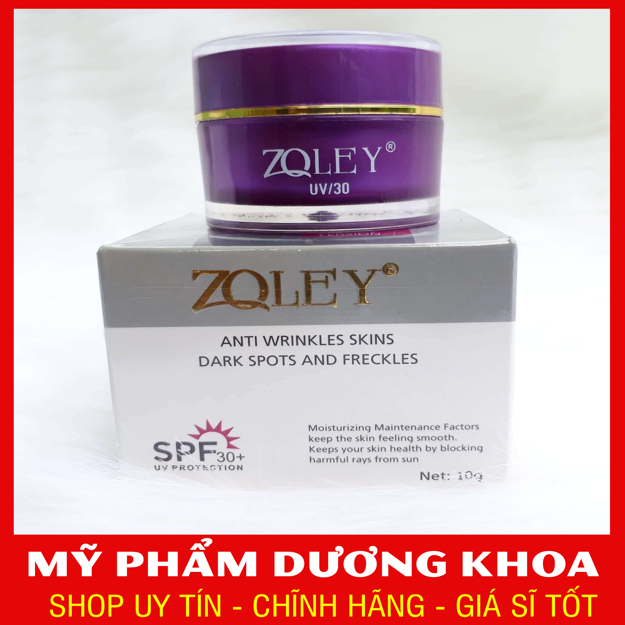 [HCM]Kem Face Zoley Tím 10gr - Kem Zoley Tím hàng công ty
