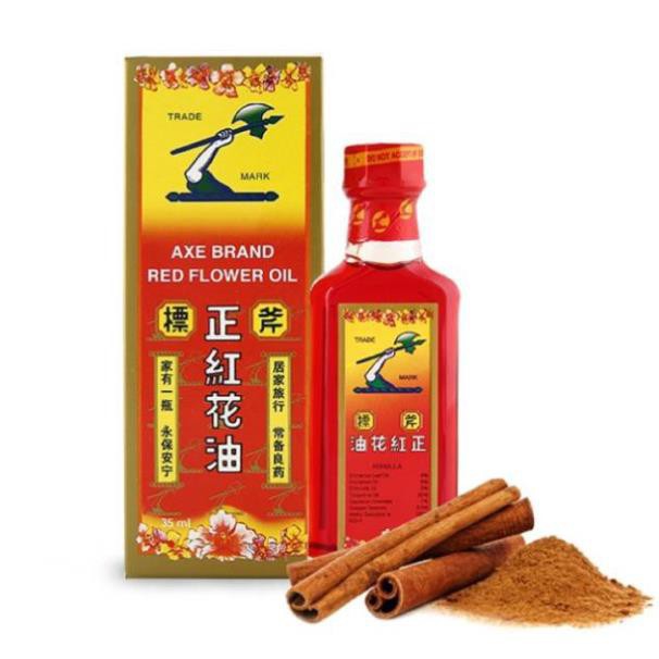 [Hcm]Dầu Hồng Hoa Hiệu Cây Búa Axe Brand Red Flower Oil (35Ml)