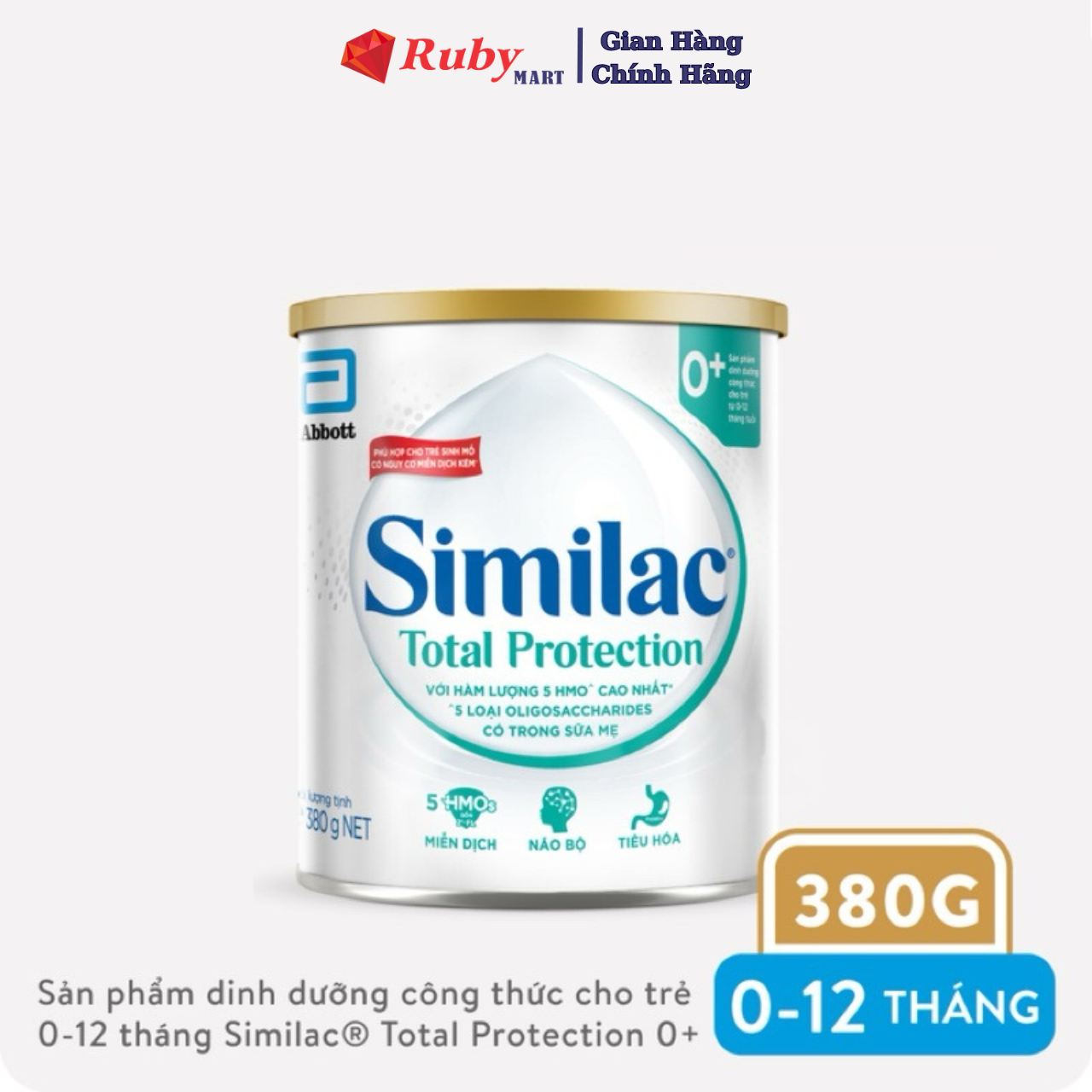 Sữa bột Similac Total Protection 0+ 380g (0 - 12tháng)