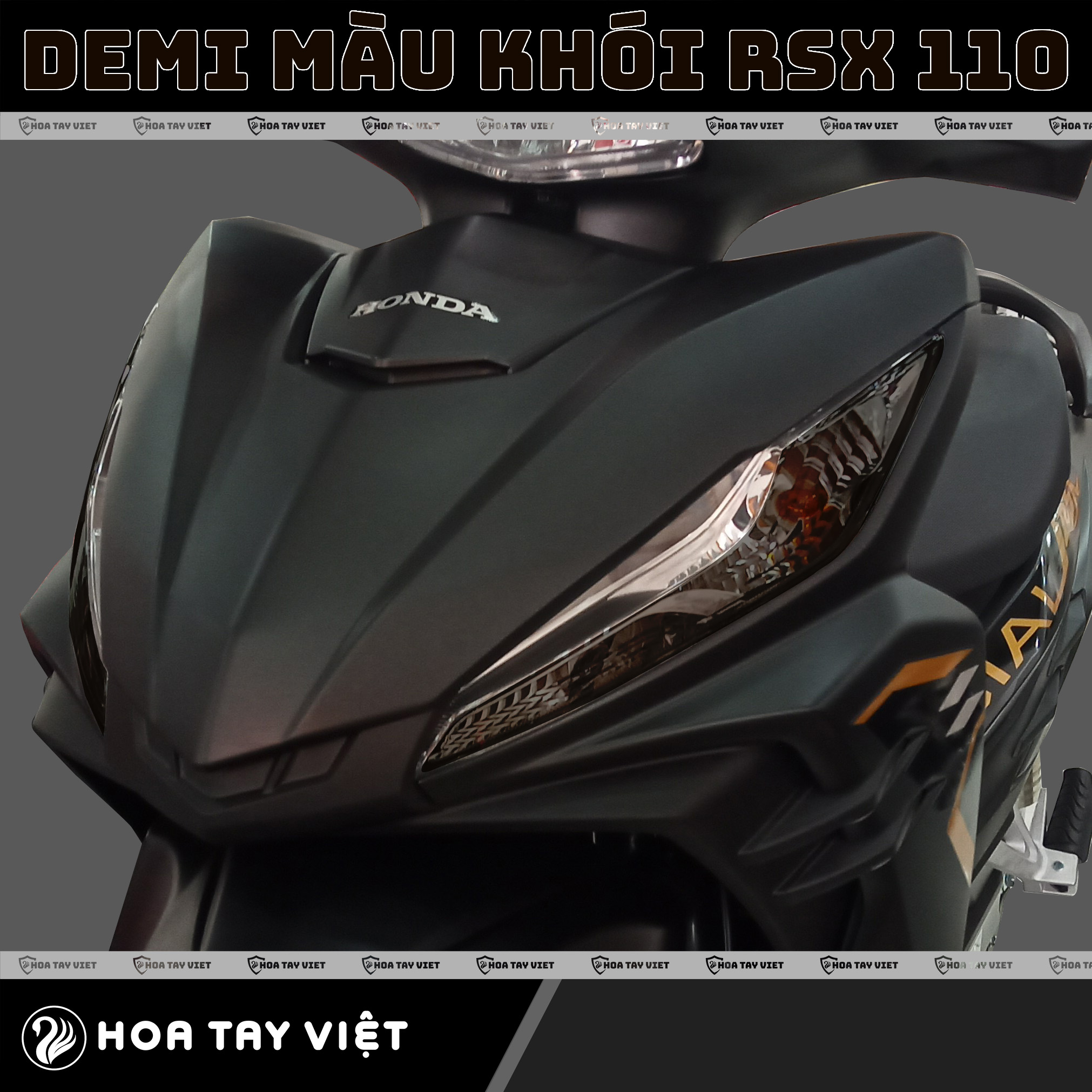 Honda WAVE RSX decal chuyển màu cánh cam dán demi xe Honda WAVE RSX cao cấp 3 lớp