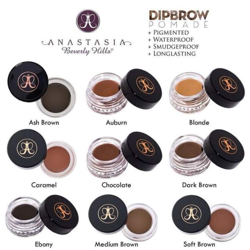 Gel Vẽ Mày Anastasia Beverly Hills Hoàn Thiện Chân Mày Trong Trang Điểm Mắt Tổng Thể