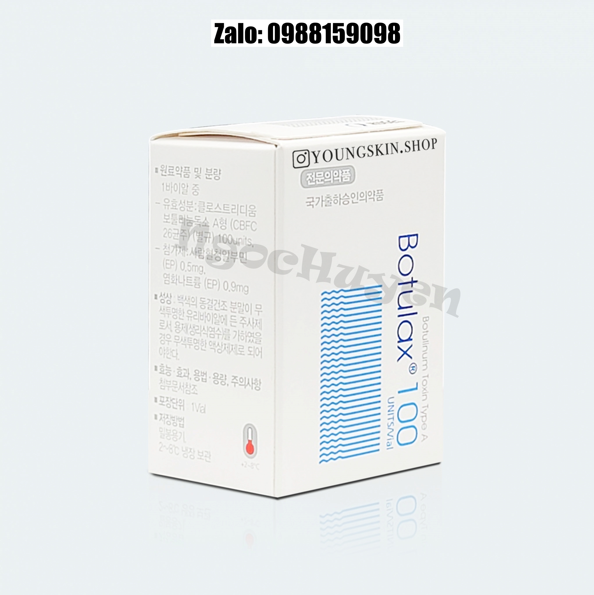 Botox Botulax 100U - 200U - Botox100 - Botox200- Botox Hàn Quốc - Botox Chính Hãng - Thon gọn hàm, bắp