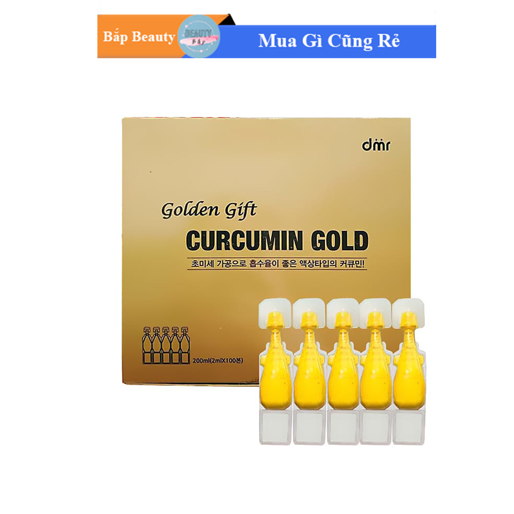 [HCM]Tinh chất nghệ nano Golden Gift Curcumin Gold Hàn Quốc (Hộp 100 ống)