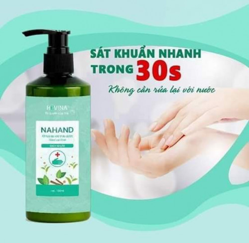 5 Chai Gel Rửa Tay Khô Hevina 300Ml Tmark