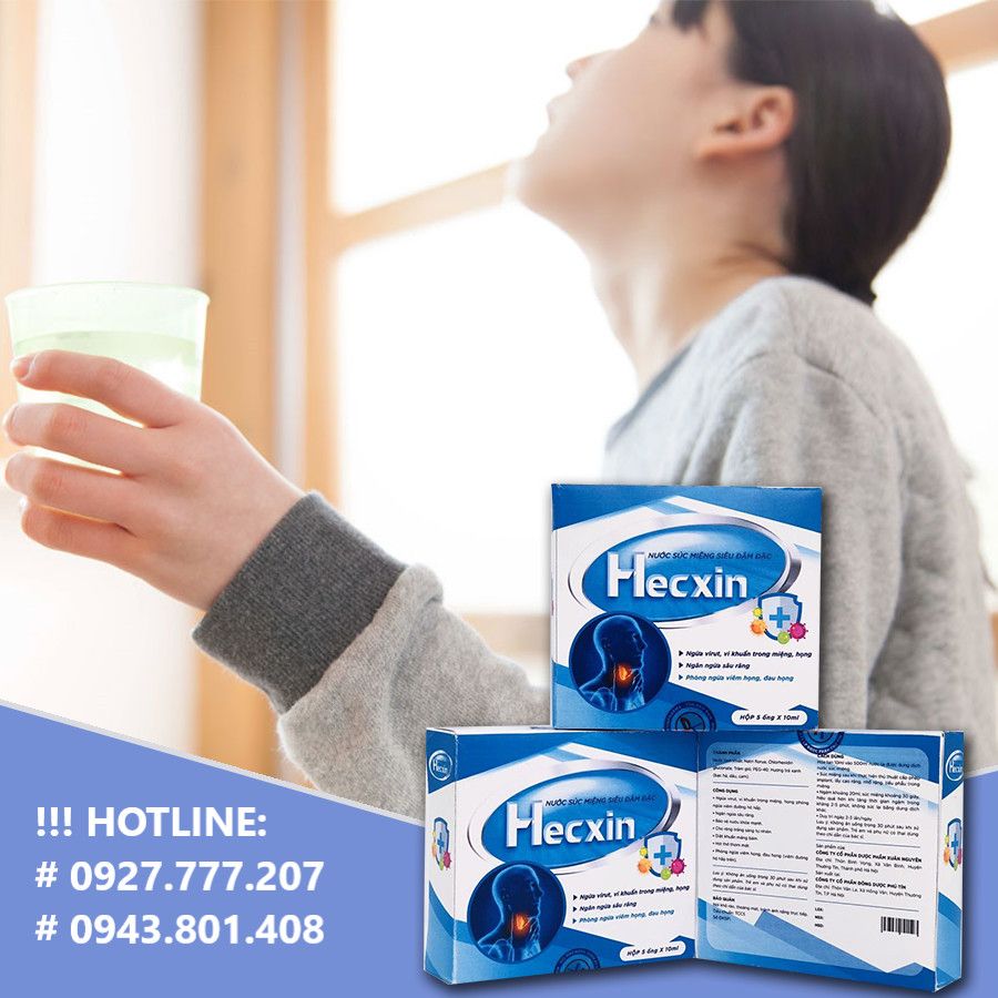 Nước Súc Miệng Siêu Đậm Đặc Hecxin - Chlorhexidine