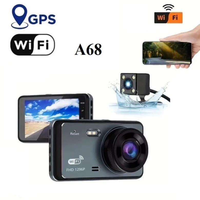 Camera Hành Trình A68 Siêu Nét 1296P (XEM QUA ĐIỆN THOẠI TRÊN APP VIIDURE) Bảo Hành 6 Tháng