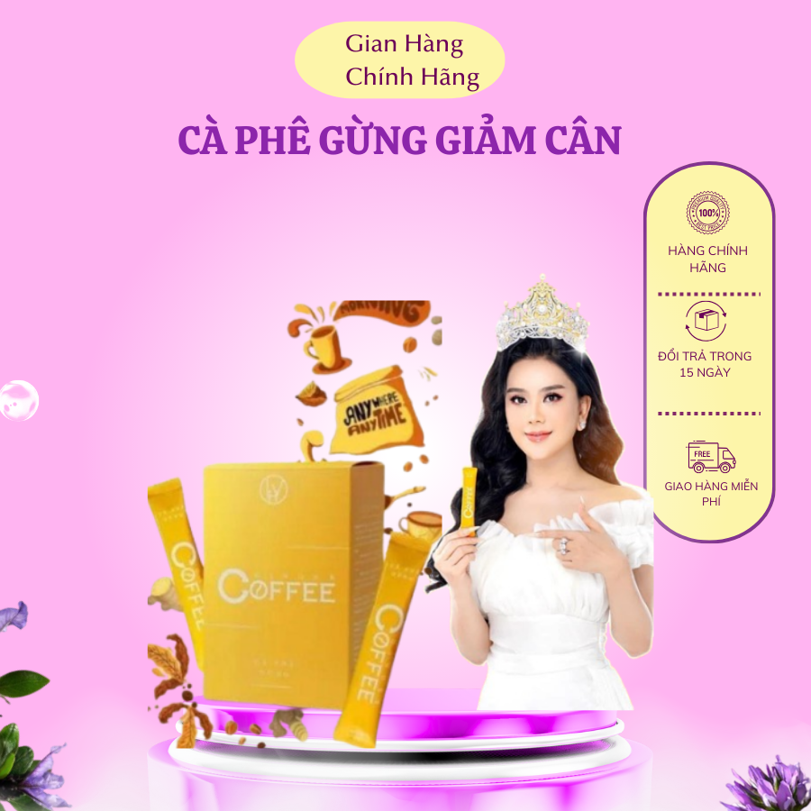 CAFE GỪNG GINGER COFFEE [cafe Lâm Khánh Chi] cafe dùng được cho người bị đau bao tử cafe giảm cân an