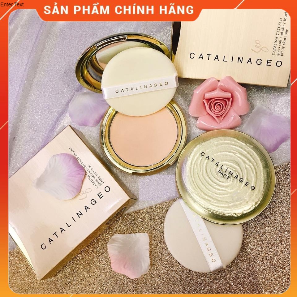 [HCM]Phấn phủ siêu mịn kiềm dầu Geo Hàn Quốc 22g (Mọi loại da) - HuyNhi Shop