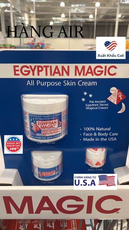 [Hcm]Kem Dưỡng Da Đa Năng Egyptian Magic Cream 118Ml. 30Ml Va 7 Ml Nhập Khẩu Từ Mỹ
