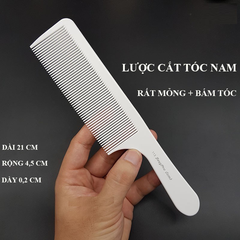 Lược Cắt Nam Bản To Beuy Pro 113 Chia Tóc Dễ Dàng Căn Chỉnh Thuận Tiện Khi Tạo Kiểu Tóc Tay Cầm Thoải Mái