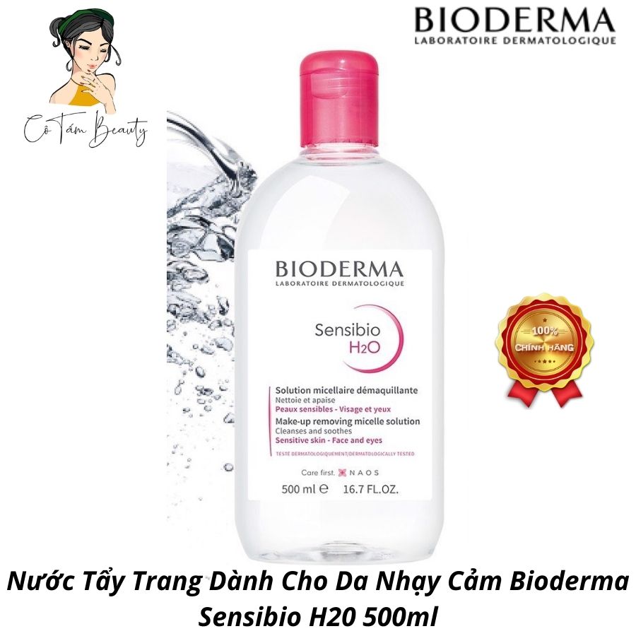 Nước Tẩy Trang Dành Cho Da Nhạy Cảm Bioderma Sensibio H20 500ml
