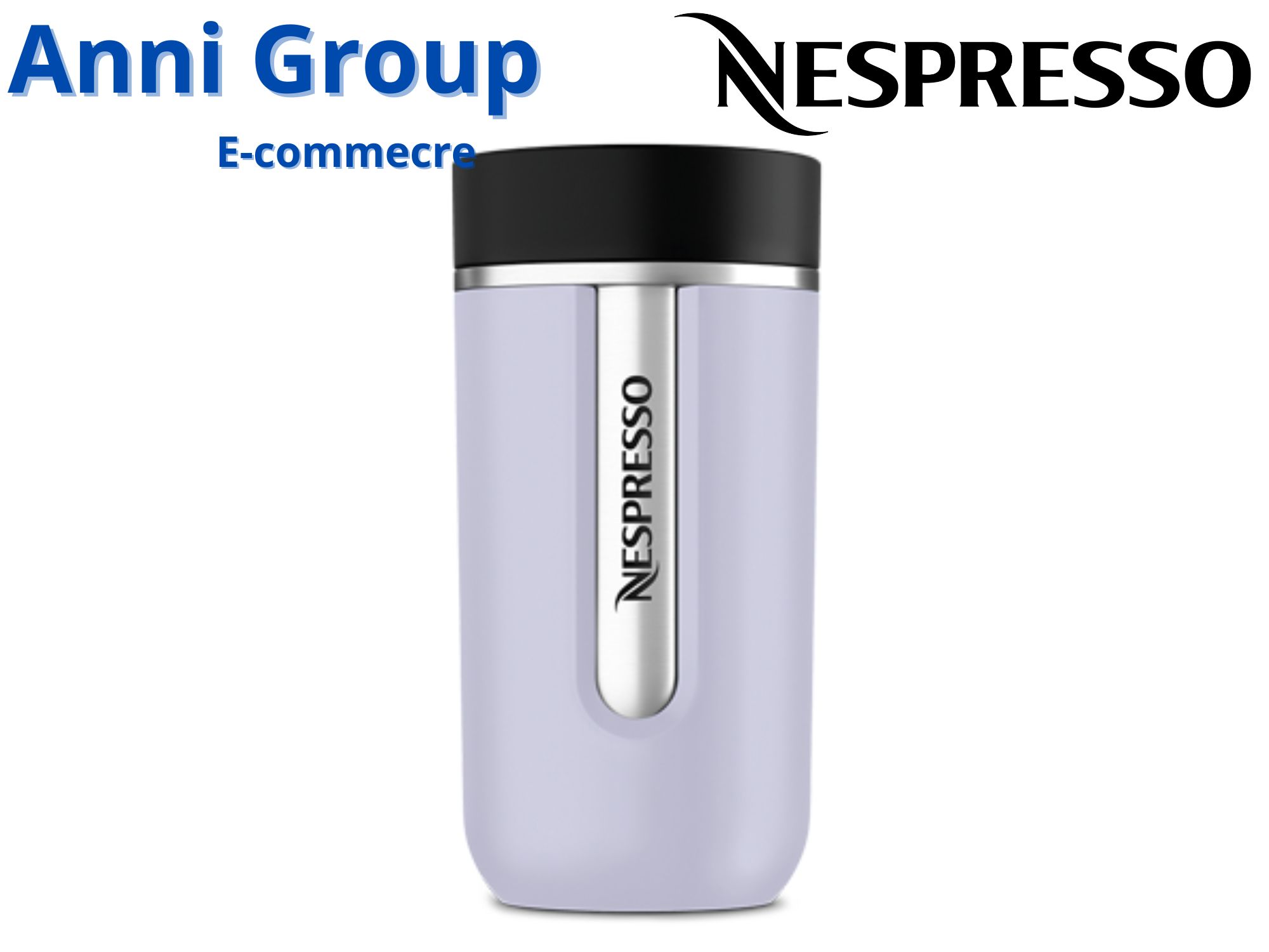 HCM _ NESPRESSO NOMAD TRAVEL MUG LAVENDER 300 ml - Cốc Du Lịch NOMAD màu Lavender 400 ml - DISTRIBUT