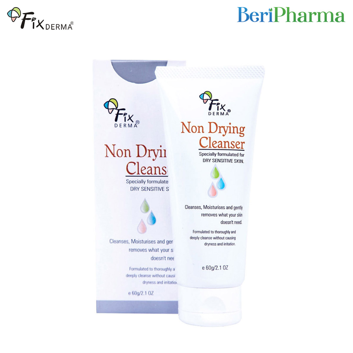 [HCM]Fixderma Sữa Rửa Mặt Non Drying Cleanser 60g