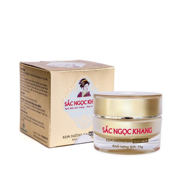 KEM DƯỠNG DA BAN ĐÊM SẮC NGỌC KHANG 30g