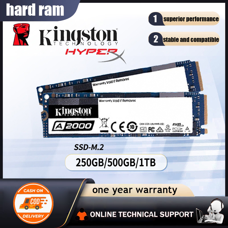 SSD M.2 trạng thái rắn 250GB 512GB 1TB 2TB Kingston nv1 NVMe PCIe SSD Disco Drive 2280