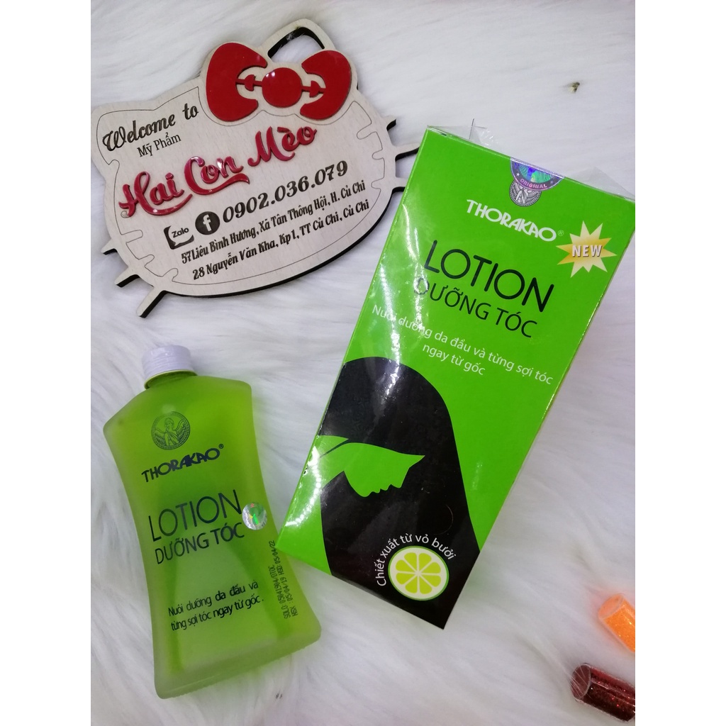 Lotion Dưỡng Tóc Tinh Dầu Bưởi Thorakao Ngăn Ngừa Tóc Gãy Rụng Cho Mái Tóc Dày Đẹp Tự Nhiên